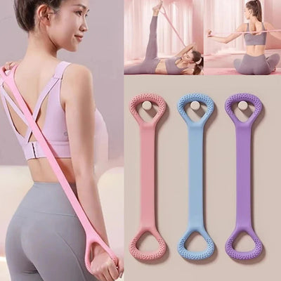 Yoga Stretching Belt Elastic Workout Stretch Band