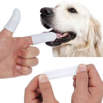 Brushing Finger Cots Pets Care Accessories